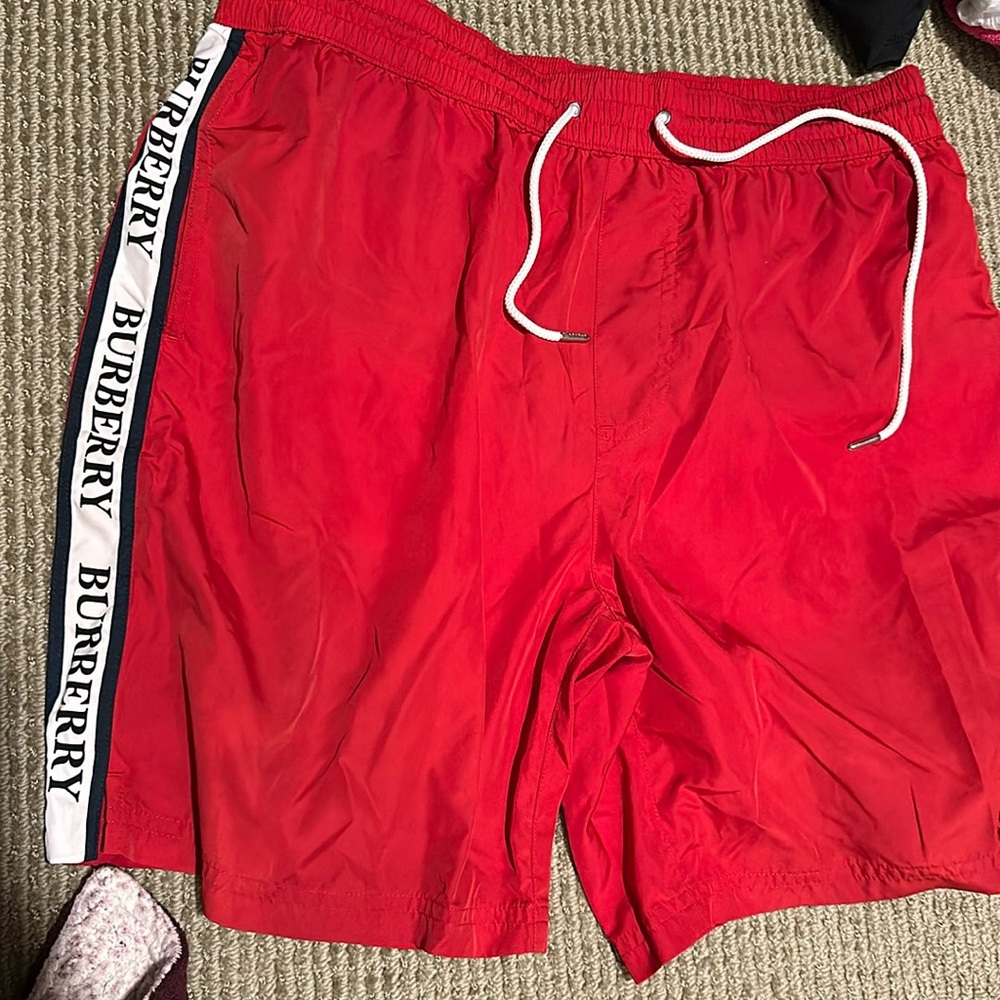 Burberry swim trunks large
